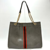 Gucci 537219 Sherry line Shoulder Bag Chain Tote Bag gray