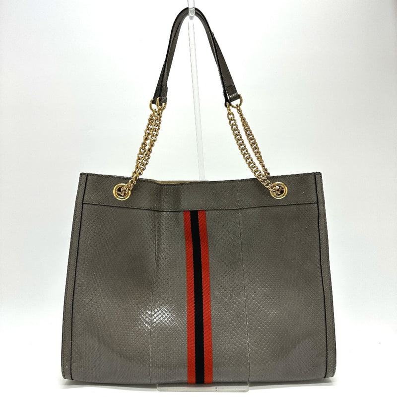 Gucci 537219 Sherry line Shoulder Bag Chain Tote Bag gray