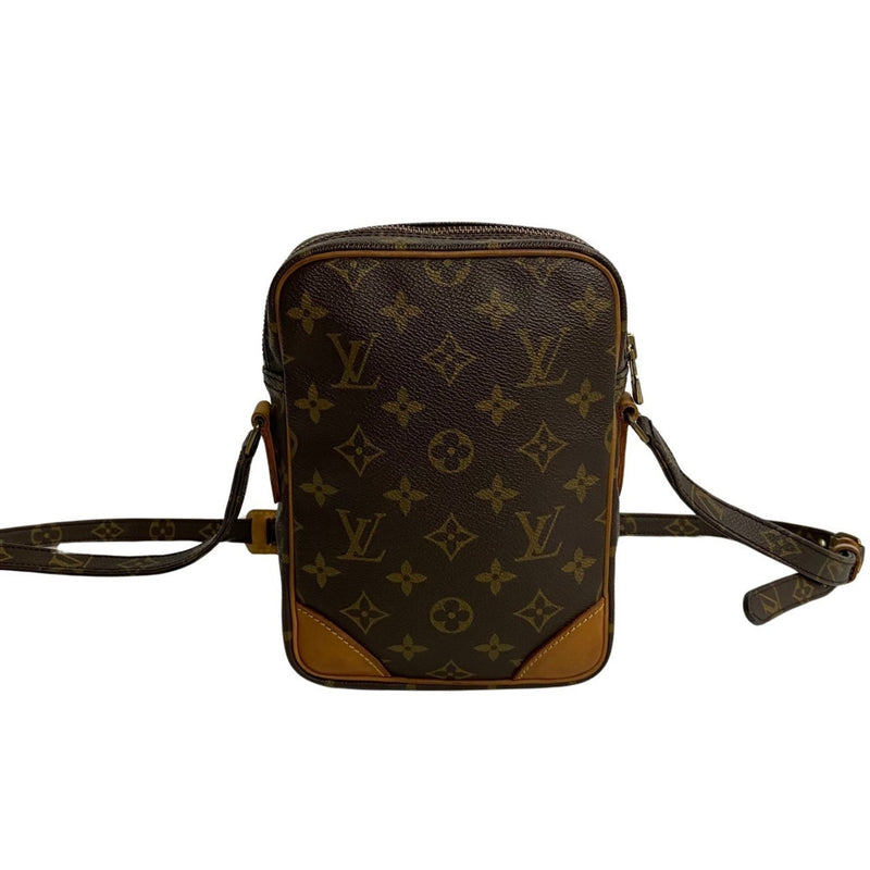 LOUIS VUITTON Amazon Monogram Pattern Leather Shoulder Bag Pochette Brown 60858