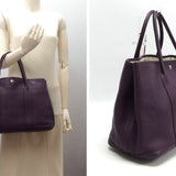 Hermes Garden PM Tote Bag Negonda Cassis (Purple)