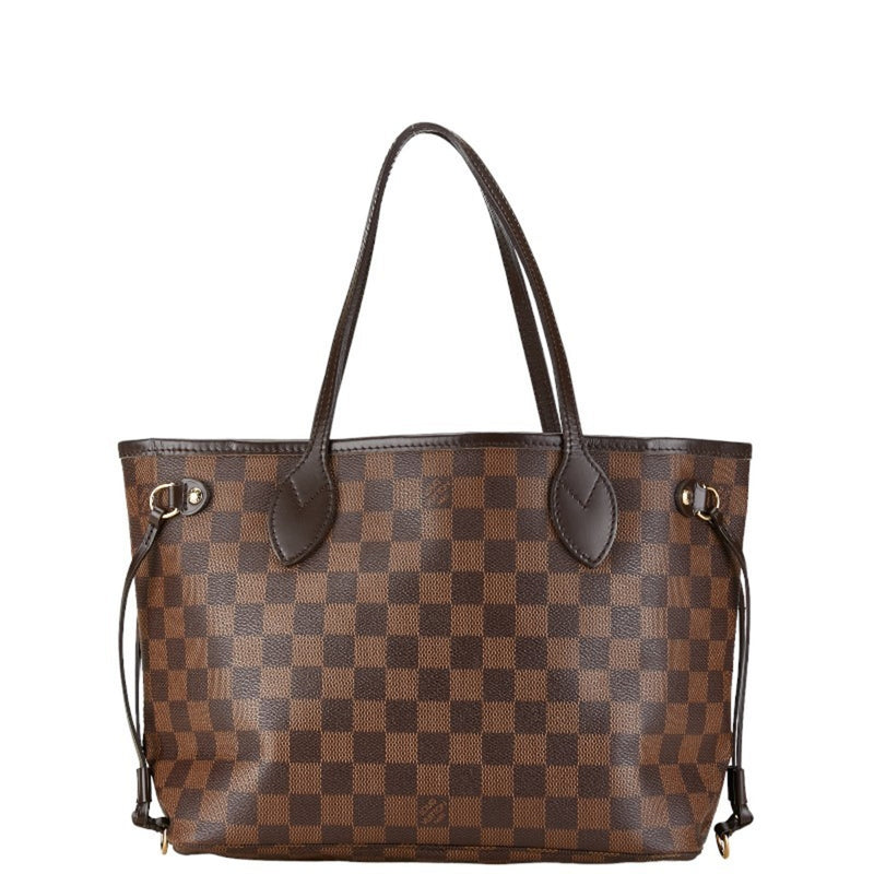 Louis Vuitton Damier Neverfull PM Handbag Tote Bag N41359 Brown PVC Leather Women's LOUIS VUITTON