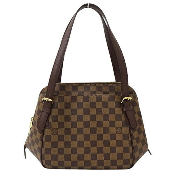 Louis Vuitton Damier Women's Shoulder Bag Belem MM N51174 Brown