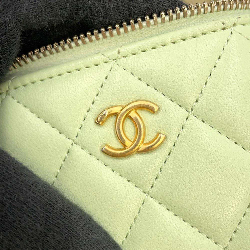 Chanel Chain Shoulder Bag Coco Mark Matelasse Ball Vanity Small AP1447