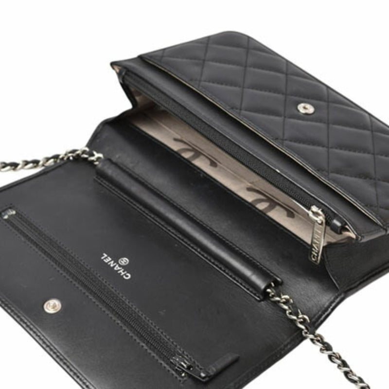 Chanel Chain Wallet Long Multi CHANEL Shoulder Bag Cambon Black Silver