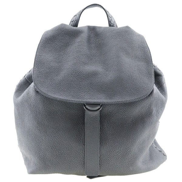 Bottega Veneta BOTTEGAVENETA Intrecciato Backpack/Daypack Calf Made in Italy Gray Shoulder Handbag 2way Belt Unisex