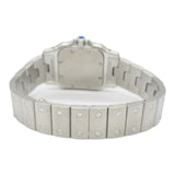 CARTIER Santos Galbe SM Watch Stainless Steel Ladies Ivory W20056D6