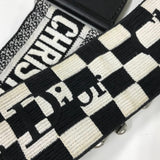 CHRISTIAN DIOR Shoulder strap Black White