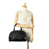 Louis Vuitton Epi Bowling Montaigne PM Handbag M59322 Black Leather Women's LOUIS VUITTON