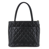 Chanel Tote Bag, Reproduction Tote, Caviar Skin, Black, No. 6, Coco Mark, Women's, CHANEL