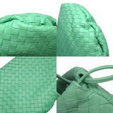 BOTTEGA VENETA Shoulder Bag Intrecciato Leather Light Green Women's w0455j