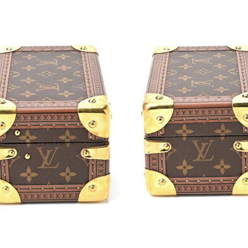 Louis Vuitton LOUIS VUITTON Coffret Tresor 20 M47001 Monogram Blue S-155686