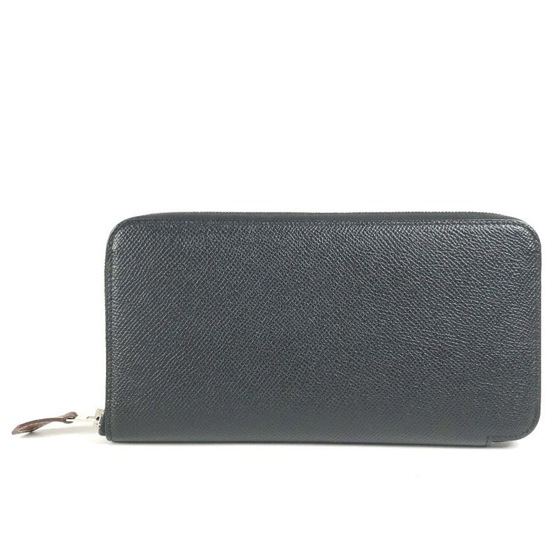 Hermes Long wallet Zip Around Long Wallet Black