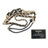 Chanel Belt Bag Matelasse Coco Mark Chain Pouch Lambskin CHANEL Waist Black