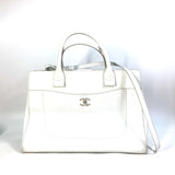 Chanel A69931 CC Mark 2WAY Shoulder Bag shoulder Hand Bag White SilverHardware