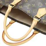 Louis Vuitton LOUIS VUITTON Bag Monogram Sac Plat Canvas M51140 Brown LV