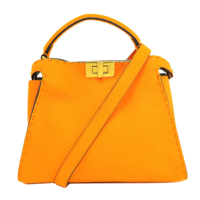 Fendi Peekaboo handbag in calf leather for women