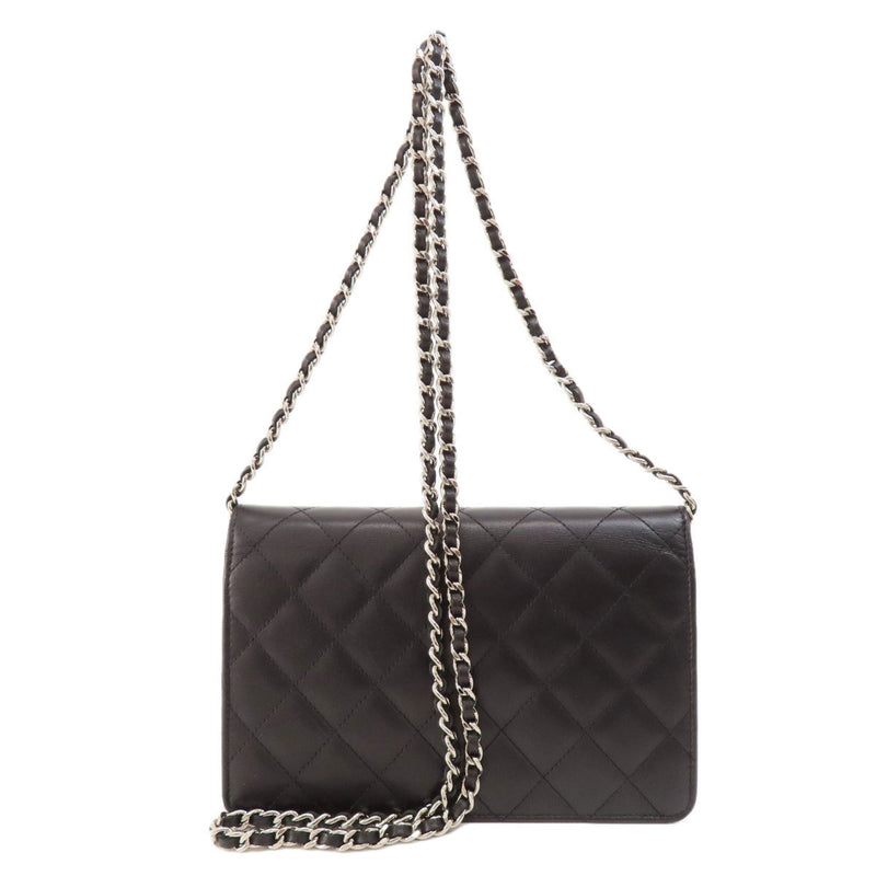 Chanel Chain Wallet Cambon Line Long Calfskin Women's