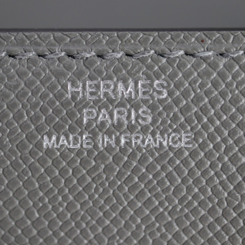 HERMES Hermes Kelly Pocket Wallet/Coin Case Veau Madame Grimeyer Wristlet Coin Purse Business Card Holder/Card Holder W Engraved