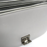 Celine Medium C 187253BFB Women's Leather Shoulder Bag Light Gray