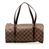 Louis Vuitton Damier Papillon PM 26 Handbag N51304 Brown PVC Leather Women's LOUIS VUITTON