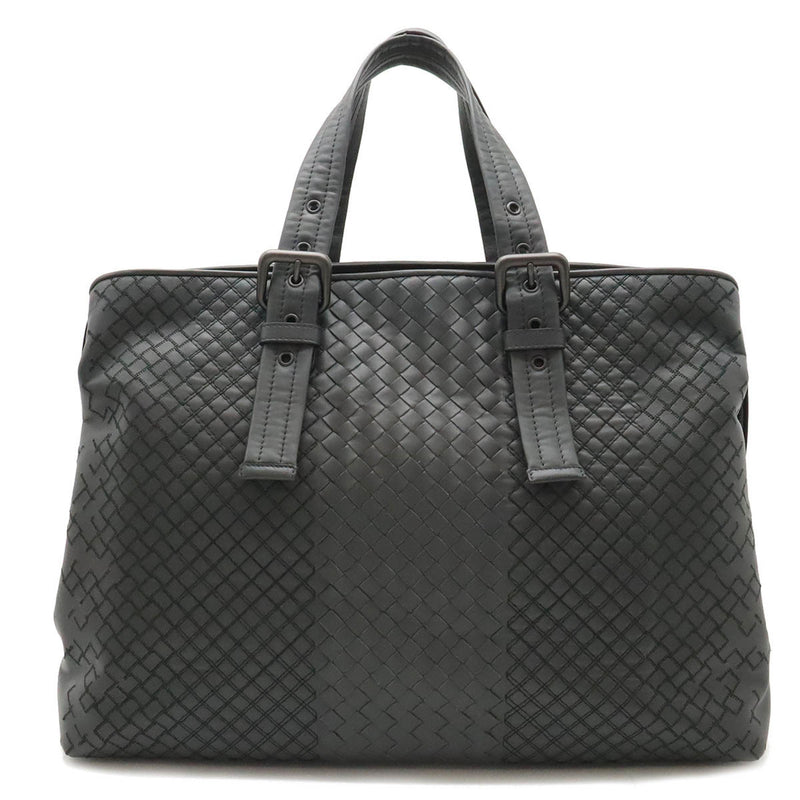 BOTTEGA VENETA Intreccio Aurelio tote bag in grey leather