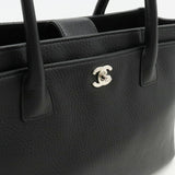 CHANEL Chanel Executive Line Coco Mark Tote Bag Shoulder Black A15206