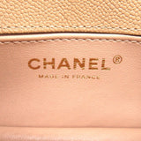 CHANEL Boy Chanel V-stitch chain shoulder bag Shoulder Bag Caviar skin (grained calf) Women's Beige