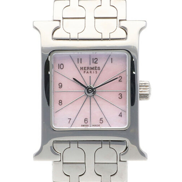 Hermes HERMES H watch mini stainless steel HH1.110 ladies