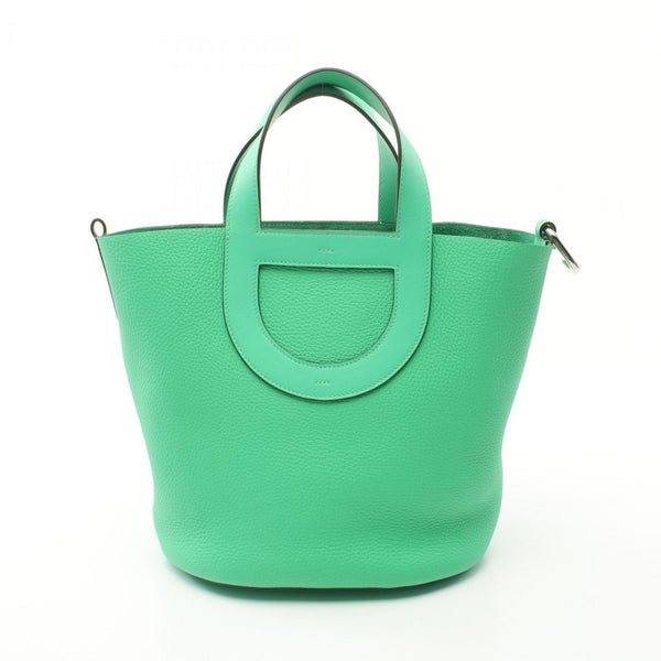 Hermes HERMES In the Loop 23 Vert Comic Handbag Bag Taurillon Clemence Women's Green