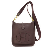 Hermes Evelyn TPM Brown Shoulder Bag Taurillon Women's HERMES