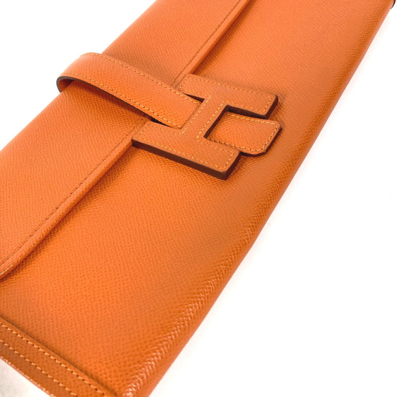 Hermes Bag H logo Cluch Bag Clutch bag Orange