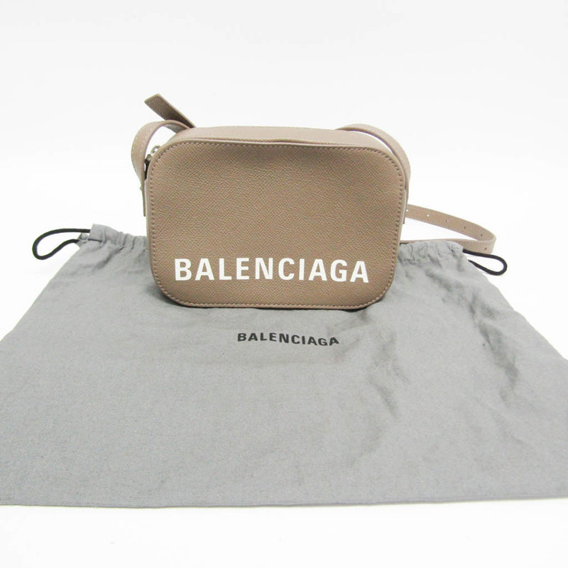 Balenciaga VILLE CAMERA BAG XS 558171 Women's Leather Shoulder Bag Grayish