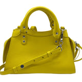 BALENCIAGA Neoclassic City Leather Yellow 638524 Shoulder Handbag Women's