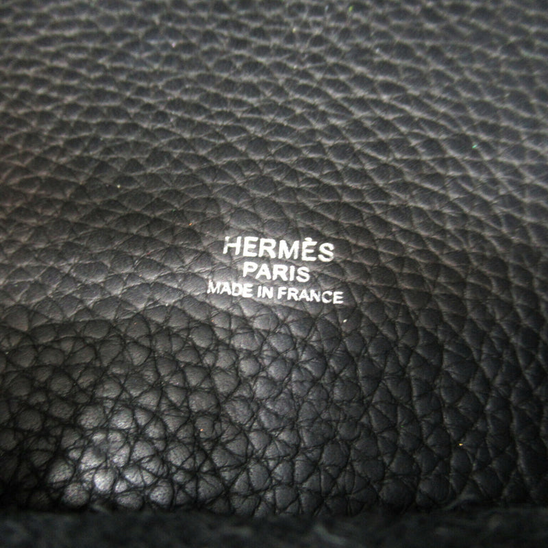 Hermes HERMES Picotin Lock MM Handbag Bag Leather Taurillon Clemence Women's Black 060991CK