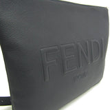 Fendi AFTER 7VA604 AMAC F082Q Men's Leather Shoulder Bag Dark Blue