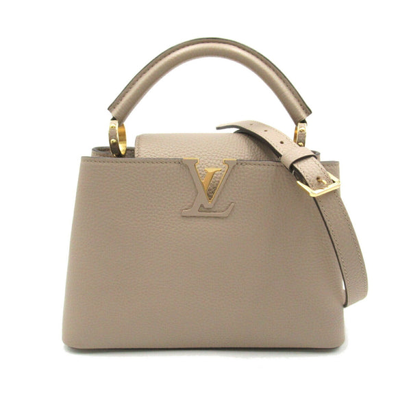 LOUIS VUITTON Capucines BB Handbag Bag Leather Taurillon Women's Beige M94634