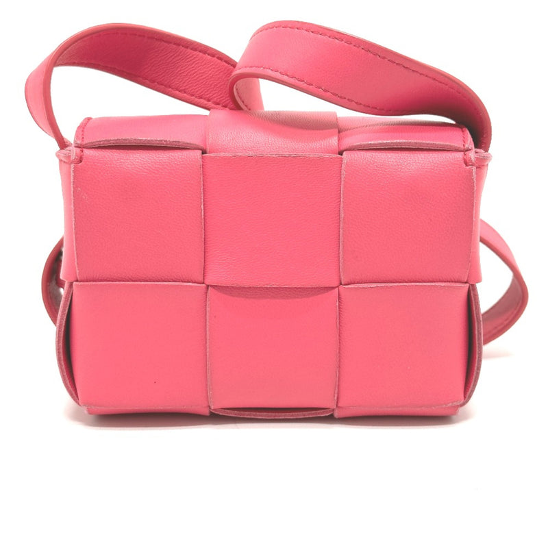 BOTTEGA VENETA Maxi Intrecciato Crossbody Pochette Crossbody Shoulder Bag pink