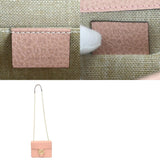 GUCCI Crossbody Shoulder Bag Leather/Metal Pink Beige/Gold Ladies 510304