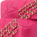 Chanel Chain Shoulder Matelasse Bag Lambskin Women's