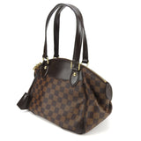 Louis Vuitton Handbag Verona PM N41117 Damier Canvas Leather Ebene Brown Women's LOUIS VUITTON