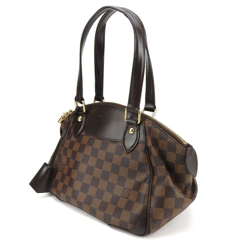 Louis Vuitton Handbag Verona PM N41117 Damier Canvas Leather Ebene Brown Women's LOUIS VUITTON