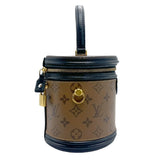 Louis Vuitton LOUIS VUITTON Handbag Monogram Reverse Cannes Canvas Brown Black Gold Women's M43986 n0058