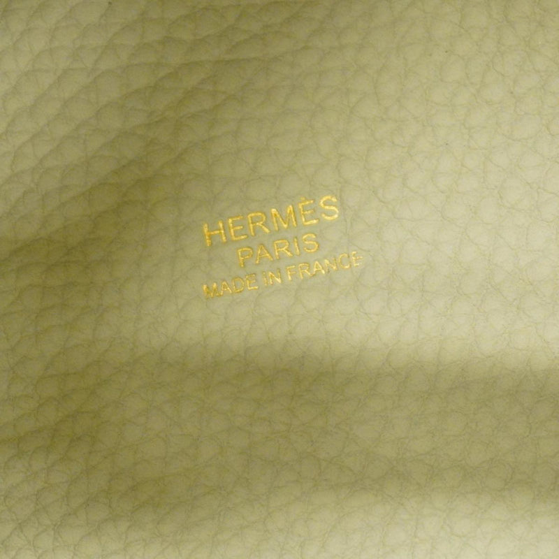 Hermes Handbag Picotan Lock PM B Engraved Taurillon Clemence Grineve Ladies