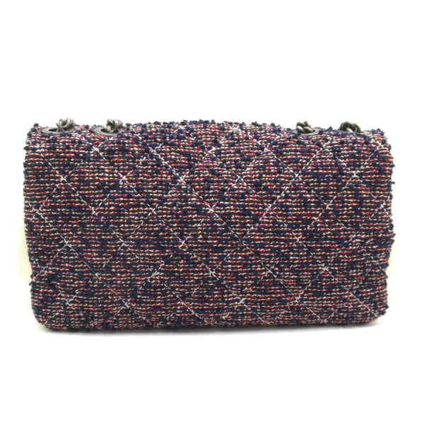 CHANEL Matelasse ChainShoulder Mulch color leather tweed