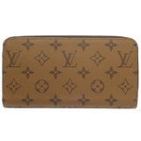 LOUIS VUITTON Louis Vuitton Long Wallet M82444 Zippy Monogram Reverse Brown 180544