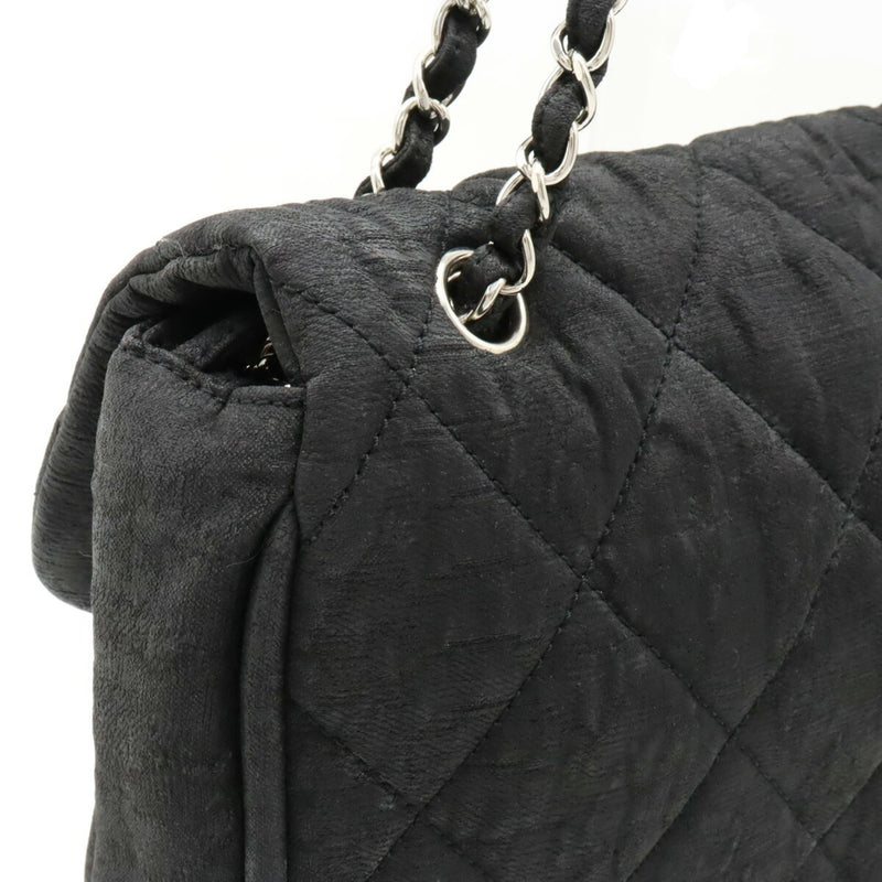 CHANEL Chanel Matelasse Coco Mark Chain Shoulder Bag W Double Coated Nylon Black A39078