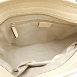 GUCCI 449241 Handbag GG Canvas x Leather Beige Ivory Outlet 251696