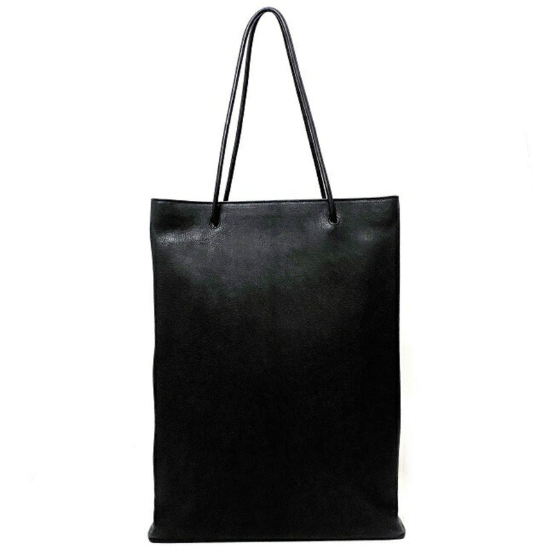 Balenciaga Bag M Black North South 482545 Leather BALENCIAGA Tote Vertical PC