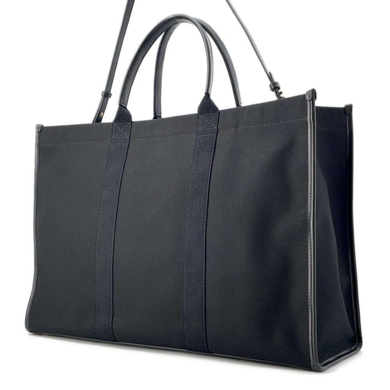 Balenciaga Tote Bag Hardware Large Canvas 671403 BALENCIAGA 2way Shoulder Black