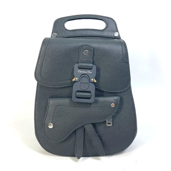 CHRISTIAN DIOR Bag Saddle backpack Backpack Black